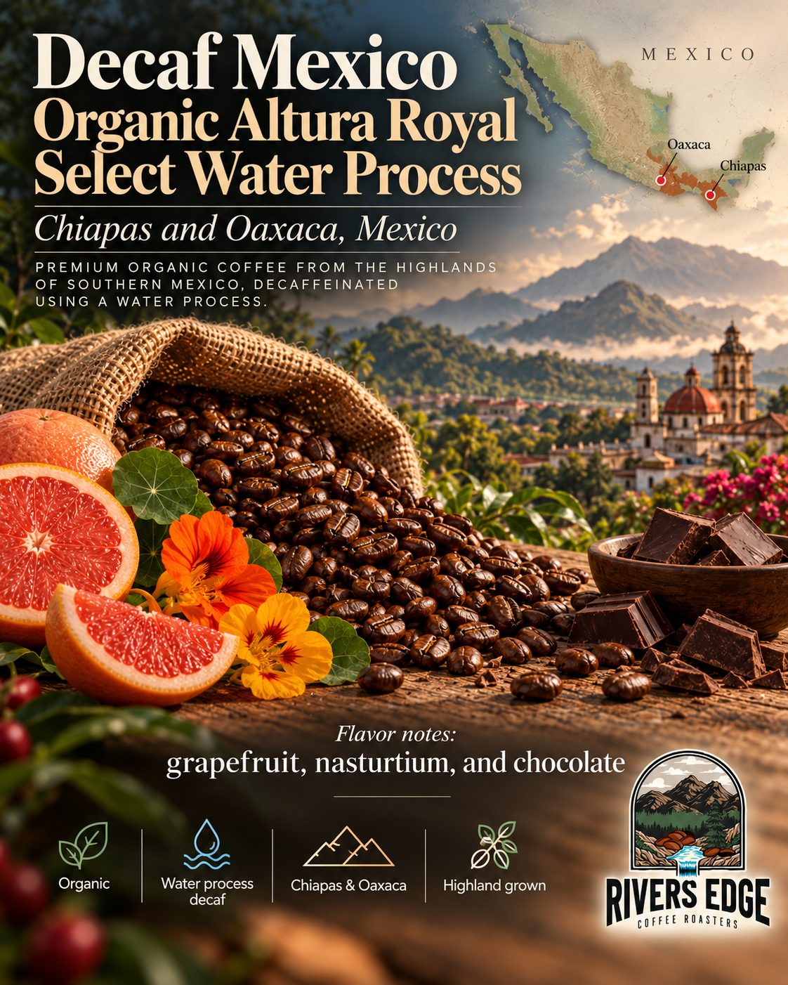 Decaf Mexico Organic Altura Royal Select Water Process